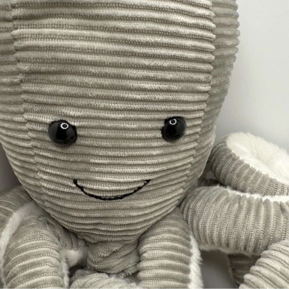 Gray Plush Bean Bag Octopus Toy‎